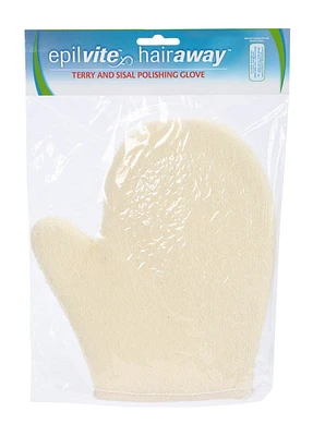 Epil-Vite / Hair-Away Terry and Sisal Polishing Glove