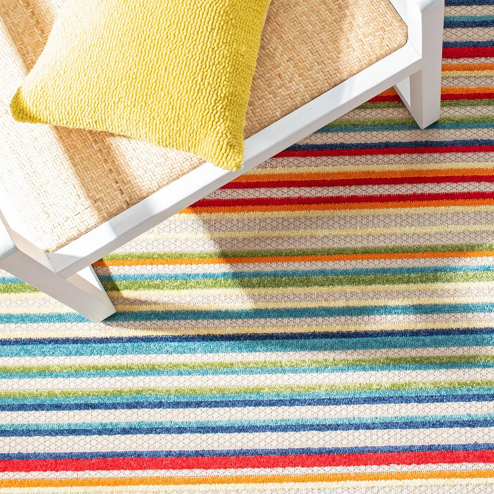 SAFAVIEH Cabana Siomha Striped Outdoor Area Rug