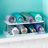 UpSpace Water Bottle Organizer, 2-Shelf Wide