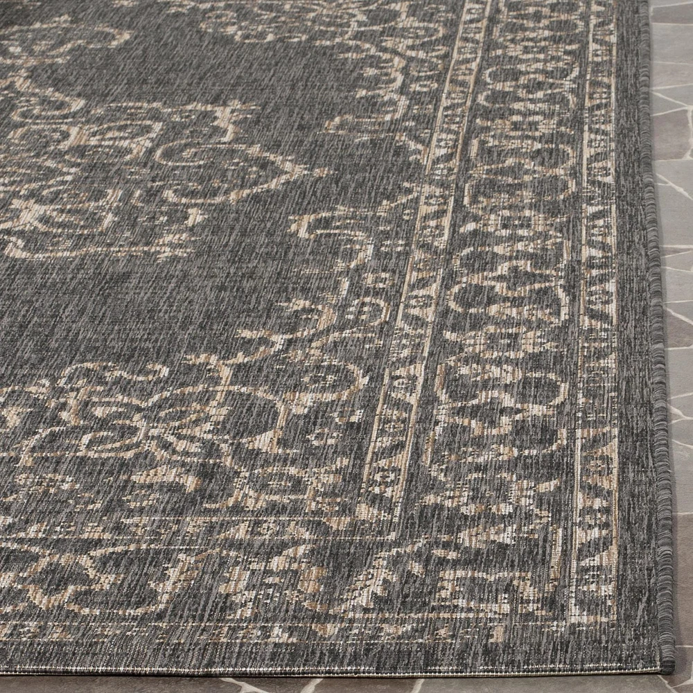 SAFAVIEH Courtyard Clodagh Medallion Indoor/Outdoor Area Rug