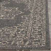 SAFAVIEH Courtyard Clodagh Medallion Indoor/Outdoor Area Rug
