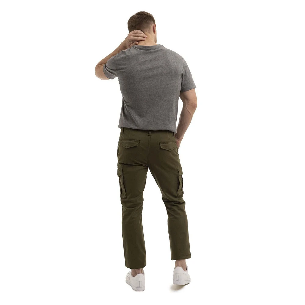 U.S. Polo Assn. Pantalon cargo droit et slim pour hommes