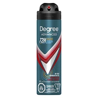 Degree Men Advanced Nonstop Dry Spray Antiperspirant, 107g