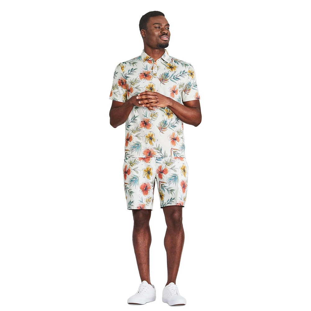 Polo avec protection solaire George pour hommes Tailles P-2XL
