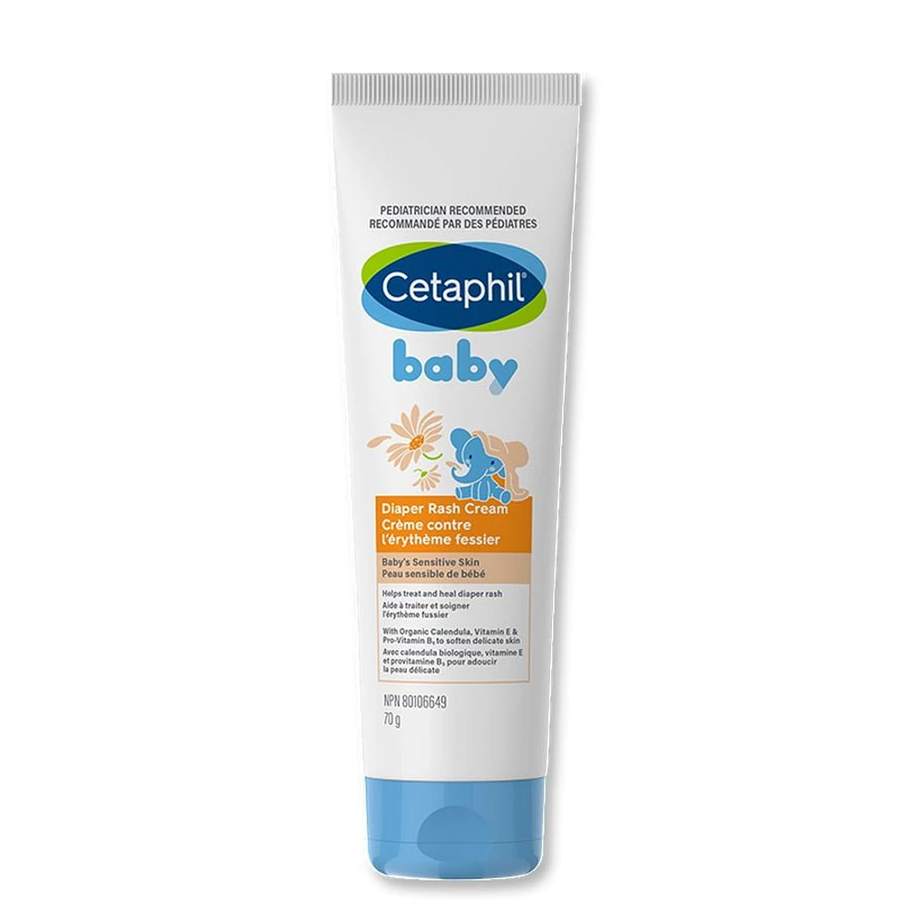 Cetaphil Baby Diaper Rash Cream with Organic Calendula | Helps Treat and Heal Diaper Rash | Hypoallergenic | Paraben, Fragrance and Steroid Free | Pediatriciation Recommended