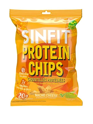 SinFit Croustilles Proteinees - Fromage Nacho 50g Sachet