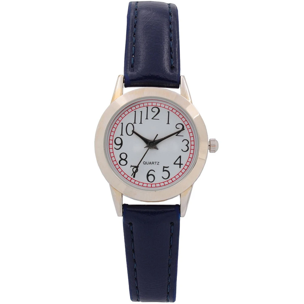 Montre pour femme avec bracelet bleu
