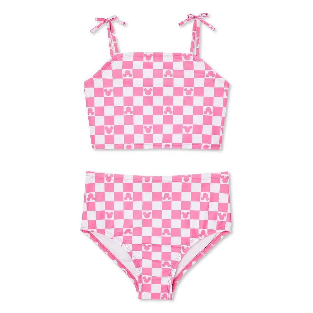 Maillot de bain 2 pièces Minnie Mouse Disney pour filles Tailles TP-G