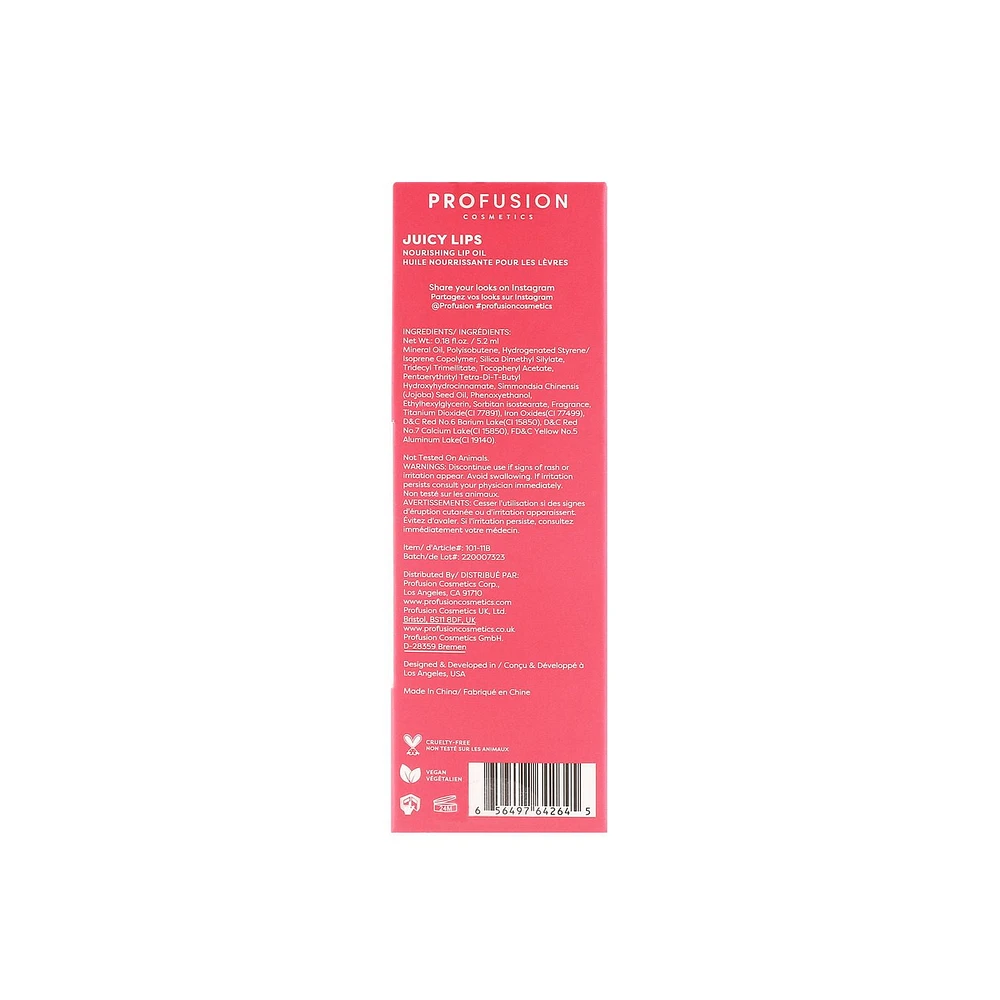 PROFUSION COSMETICS | Juicy Lips, Juicy Lips Lip Oil