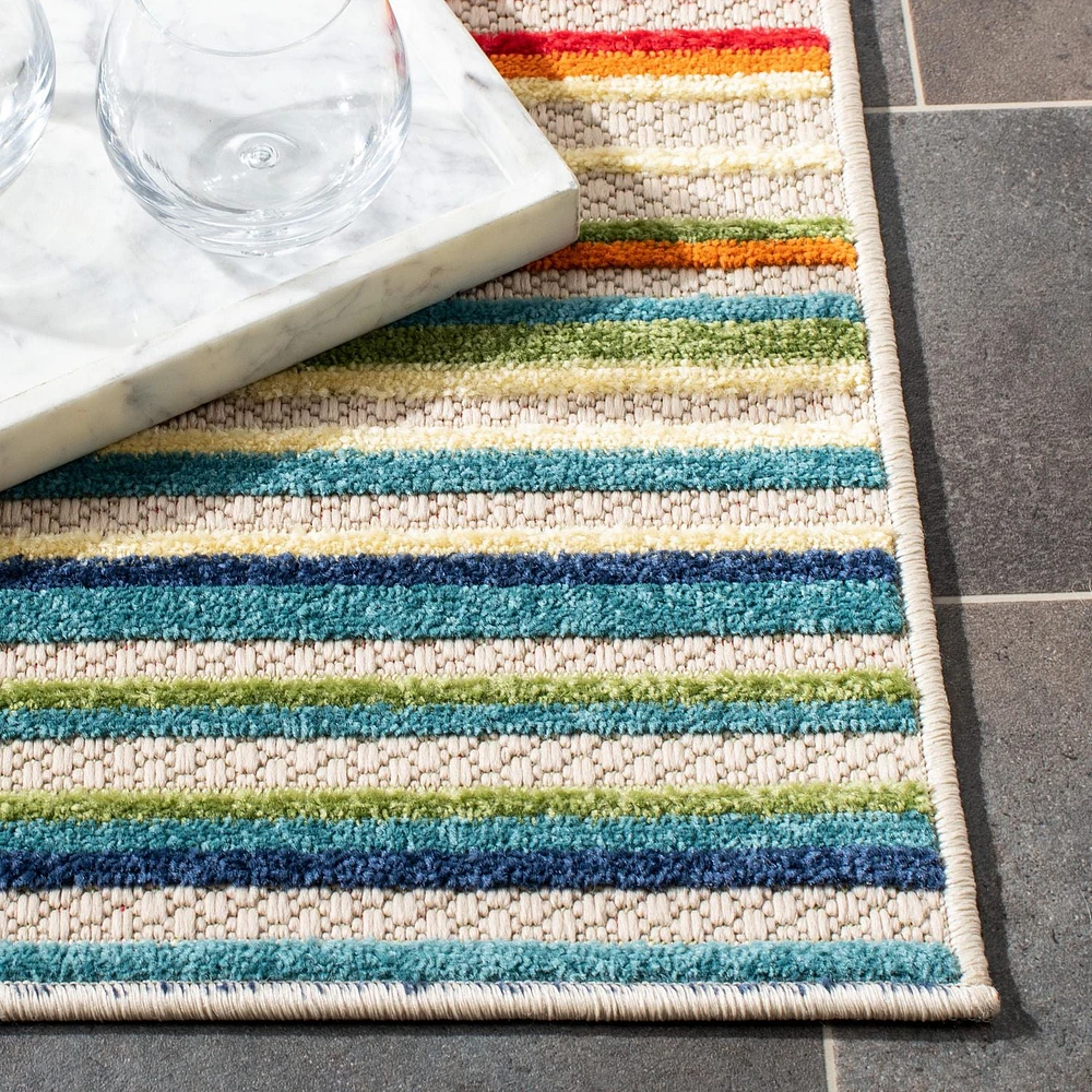 SAFAVIEH Cabana Siomha Striped Outdoor Area Rug