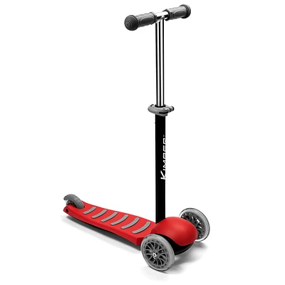 Kimber Verve by PlaSmart Inc. - 3-Wheel Junior Kick Scooter, Red