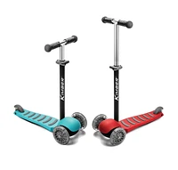 Kimber Verve by PlaSmart Inc. - 3-Wheel Junior Kick Scooter, Red