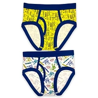 Pokemon Boy's briefs. These boys underwear come in a pack of 4 and have and elastique band at the waist and around the leg and, Sizes 4 to 8