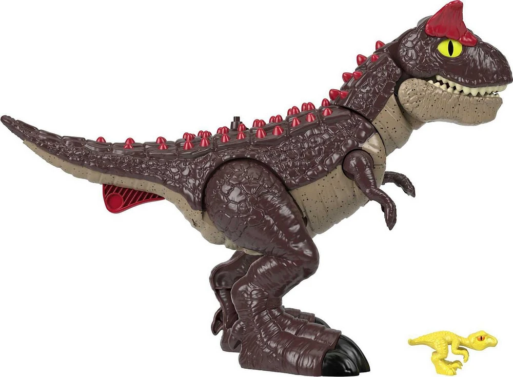 Imaginext Jurassic World Carnotaurus Dinosaur Toy with Spike Strike Action, 2-Piece Preschool Toys, Ages 3 - 8Y