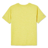 T-shirt technique à manches courtes Athletic Works pour garçons Tailles TP–TG