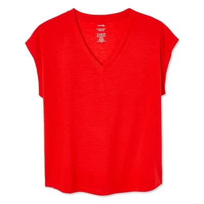 George Women's V-Neckline Dolman Tee