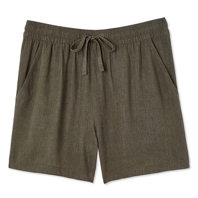 Short en mélange de lin Iyla pour femmes Tailles TP–TTG