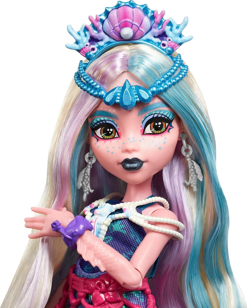 Monster High Monster Fest Lagoona Blue Fashion Doll with Festival Outfit, Band Poster and Accessories