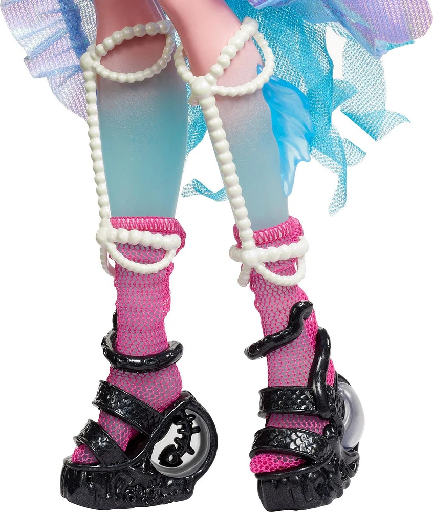 Monster High Monster Fest Lagoona Blue Fashion Doll with Festival Outfit, Band Poster and Accessories