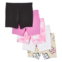 George Baby Girls' Bike Short 5-Pack