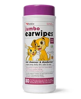 Petkin Jumbo Earwipes - 80ct, Jumbo Earwipes keep your pet's ears clean and healthy the easy way.