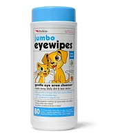 Petkin Jumbo Eyewipes - 80ct, Keep your pets eye area clean the easy way with Jumbo EyeWipes.