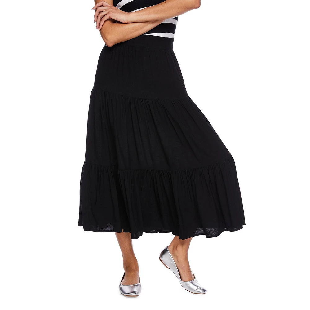 George Women's Tiered Skirt, Sizes XS-XXL