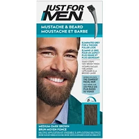 Just For Men Mustache And Beard Medium-Dark Brown Haircolour M-40, 1 piece