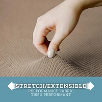 SmartFit Pixel Soft Stretch Furniture Slipcover, Made of 20% Recycled Fabric, Easy to apply