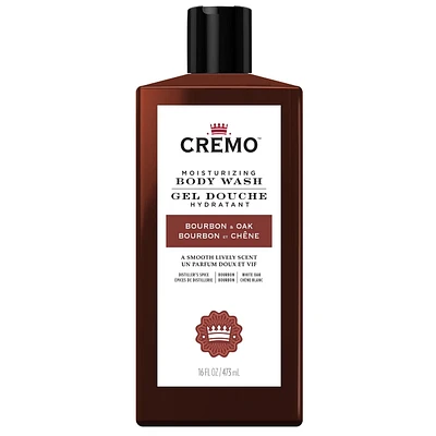 Gel douche au parfum de bourbon et de chêne de marque Cremo, 473 mL