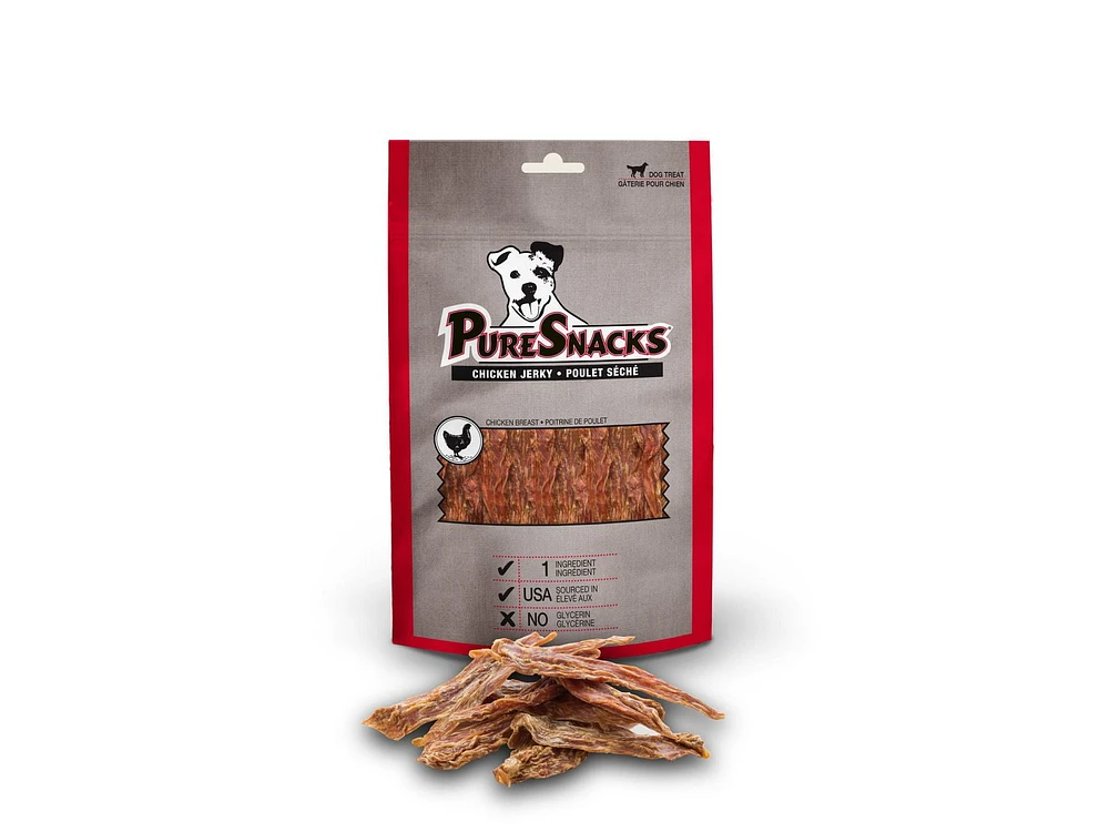 PureSnacks Chicken Jerky Dog Treats