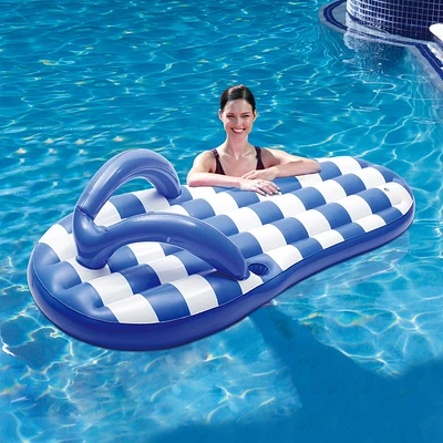 Blue Wave Marine Blue Flip Flop 71-in Inflatable Pool Float