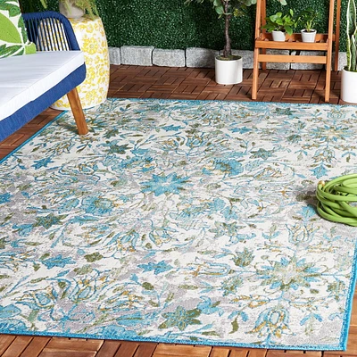 SAFAVIEH Barbados Corwin Floral Indoor/Outdoor Area Rug