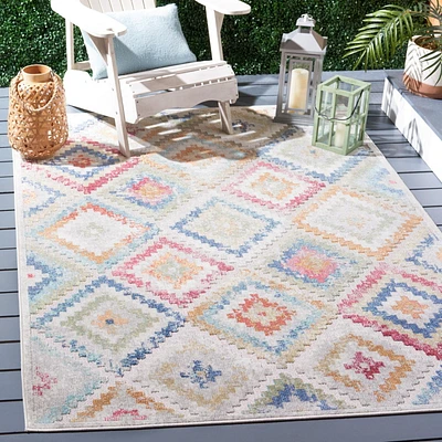 SAFAVIEH Cabana Carina Geometric Indoor/Outdoor Area Rug