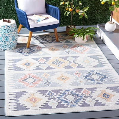 SAFAVIEH Sarasota Giovanni Aztec Indoor/Outdoor Area Rug