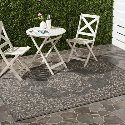 SAFAVIEH Courtyard Clodagh Medallion Indoor/Outdoor Area Rug