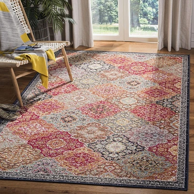 SAFAVIEH Montage Saxon Oriental Indoor/Outdoor Area Rug