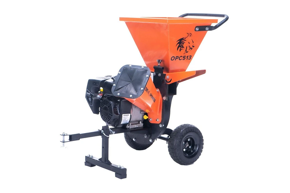 DK2 POWER 3-Inch 6.5 HP 196 cc Disk Chipper Shredder (Chip Bag Included)