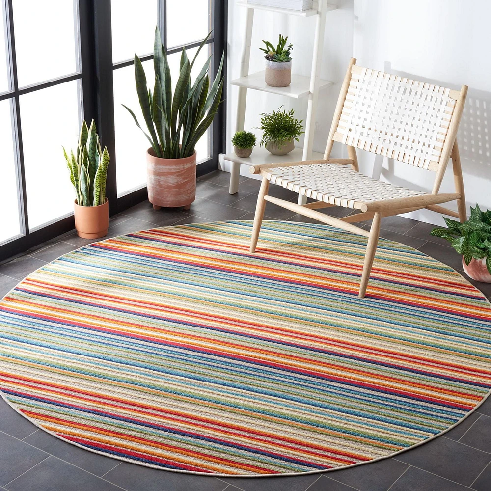 SAFAVIEH Cabana Siomha Striped Outdoor Area Rug