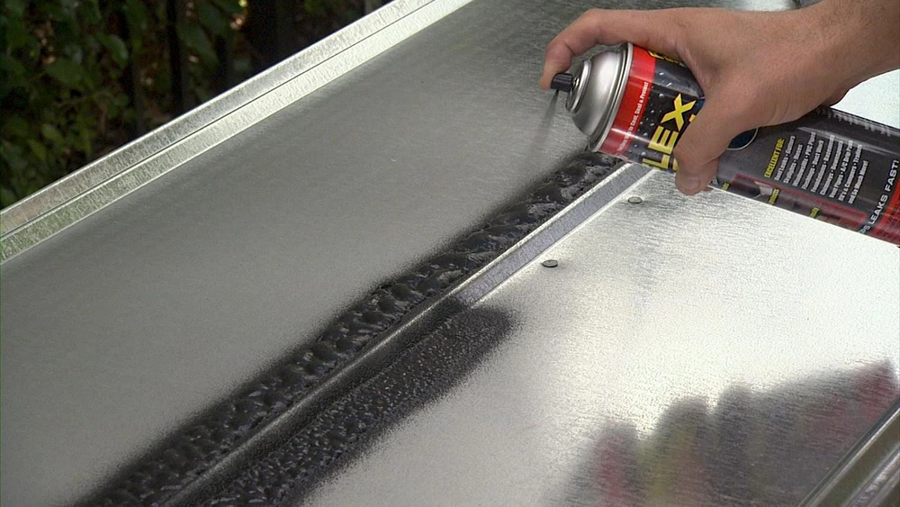 Flex Seal Spray Black 14 oz, Rubberized sealant spray.