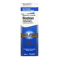 Bausch & Lomb Boston Advance Conditioning Solution, Conditioning Solution. For rigid gas permeable lenses.