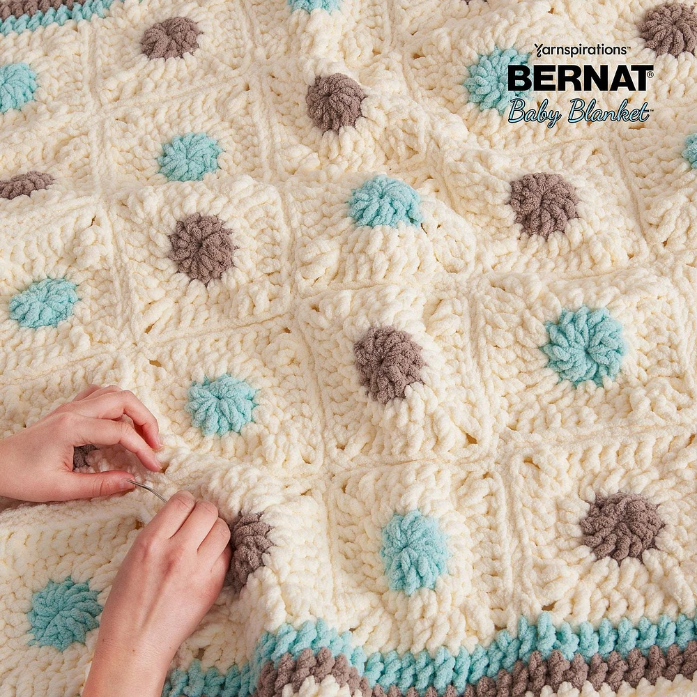 Bernat® Baby Blanket™ Yarn, Polyester #6 Super Bulky, 10.5oz/300g, 220 Yards, Soft