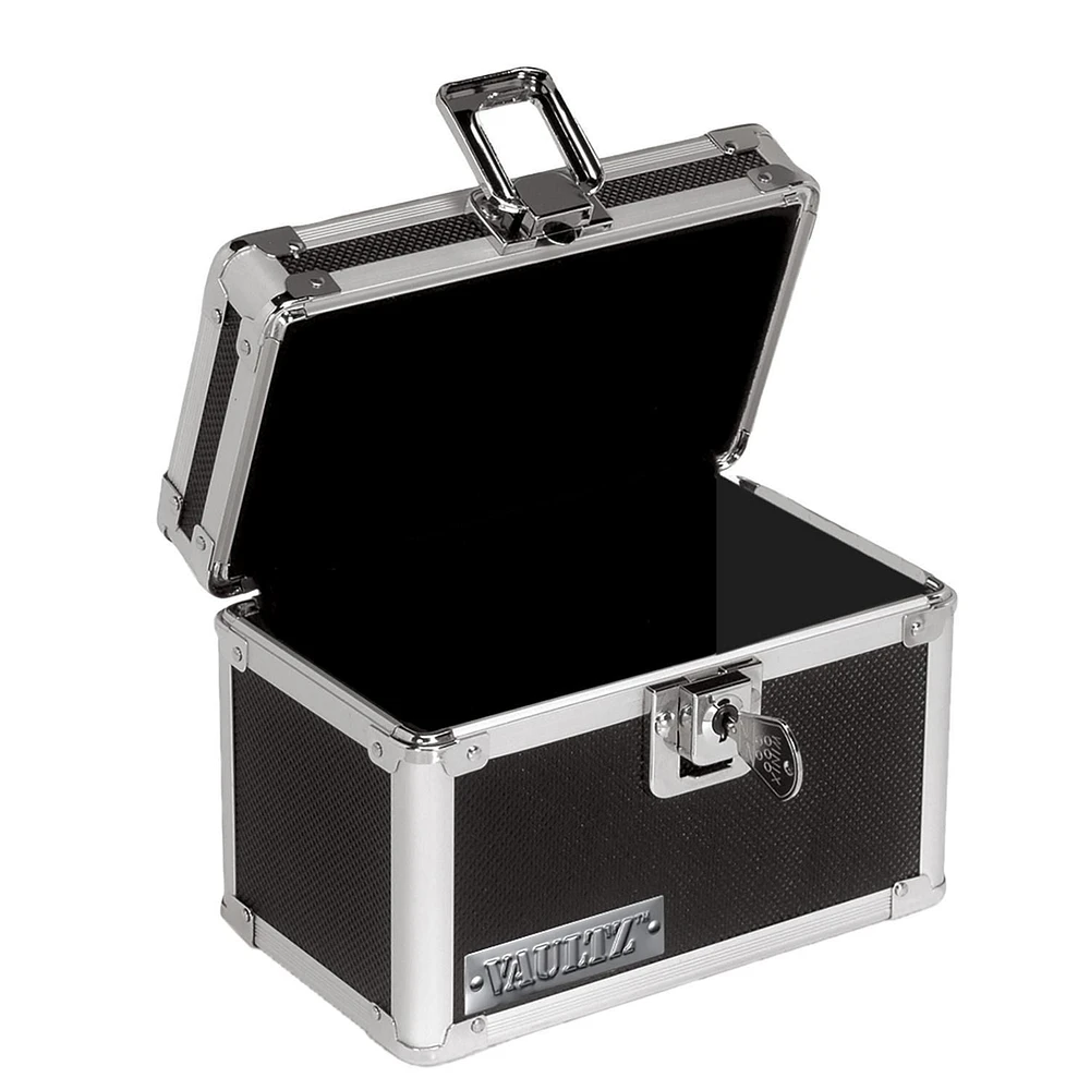 Vaultz 3x5 Index Card Box - Black