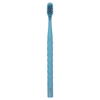 Brosse à dents Oral-B Brillance blanchiment haut de gamme avec efface-plaque, moyenne, bleu ciel