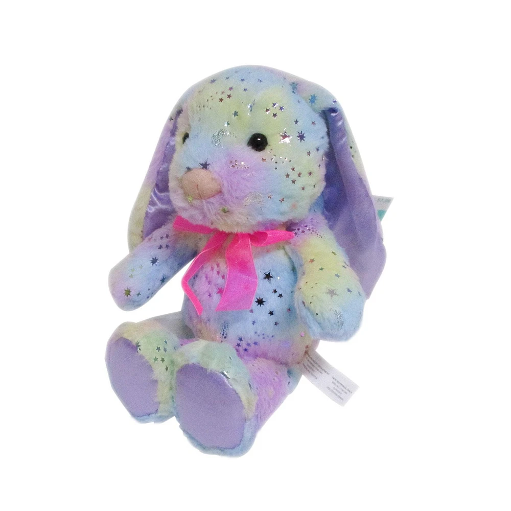 Way To Celebrate Easter Plush 15.5inch Medium Sparkle bunny with bow