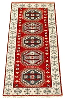 ECARPETGALLERY 100% Wool Traditional Indoor Area Rug for Entrance, Bedroom, Living Room and Dining Room