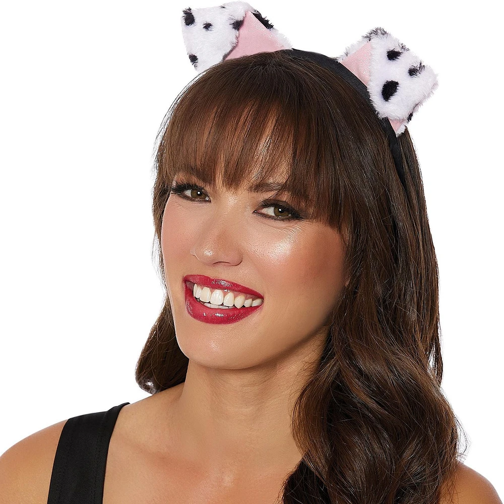 Adult Way To Celebrate Dalmatian Ears Headband Halloween Accessory