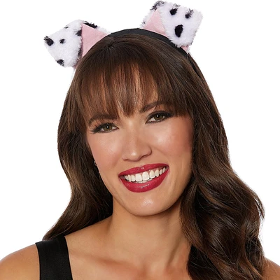 Adult Way To Celebrate Dalmatian Ears Headband Halloween Accessory