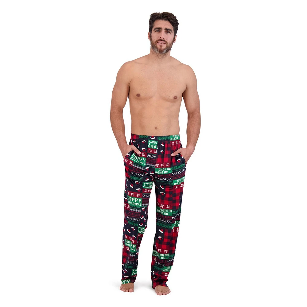 Co(Z) Men's Sleepwear Fleece Lounge Pajama Pant