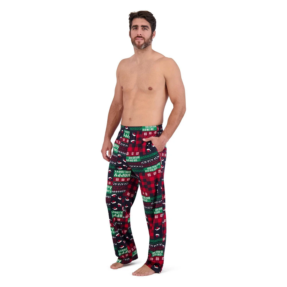 Co(Z) Men's Sleepwear Fleece Lounge Pajama Pant
